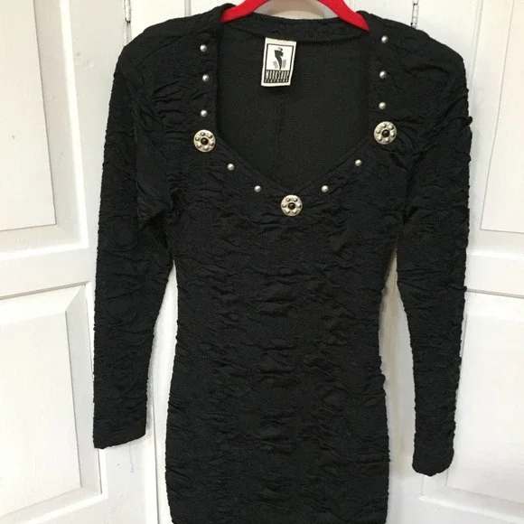 Workshop Clothing Goth Style Embellished Dress - Picture 3 of 15